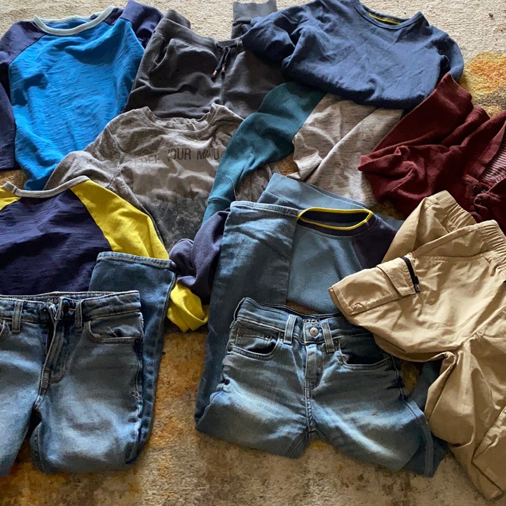 Size 6 boys clothes. Shirts and pants